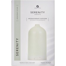 Aroma Home Serenity Seramik Ultrasonik Difüzör 85ML, Aromaterapi ve Hava Temizleyici