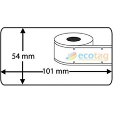 Ecotag Dymo Lw Sevkiyat Etiketi 101 mm x 54 mm 220 Adet