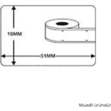 Ecotag Dymo Lw Etiket Muadili Çok Amaçlı Etiket 19 mm x 51 mm 500 Adet