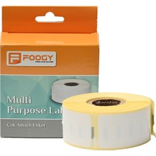 Foogy Dymo Lw Etiket Muadili Iade Adres Etiketi 54 mm x 25 mm 500 Ad