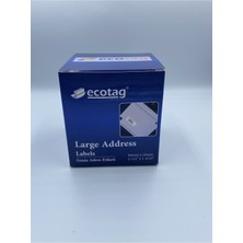 Ecotag Dymo Lw Etiket Muadili Adres Etiketi Orta 89 mm x 36 mm 520 Adet