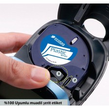 Dymo Letratag Şerit Plastik 12MMX4 mt Beyaz 91201