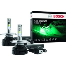 Bosch Ampul LED Gigalight 12V 30W P43T =h4 6000K 1987301554 2 Adet Set