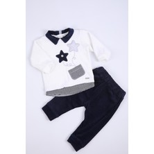 Baby Hola Babyhola Kız Erkek Bebek Alt Üst Kadife Takım 218025