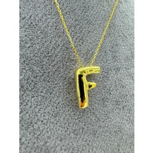 Rigel Jewelry Balon Harf Gümüş F