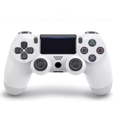 BF Doubleshock4 Kablosuz Oyun Kolu Playstation 4 Uyumlu Wireless Joystick Beyaz Titreşimli Ps4 Kol