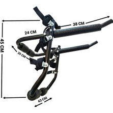 Markasız TC30-120001 Bisiklet Tasıyıcı Bagajı 2 Bisiklet Kapasiteli