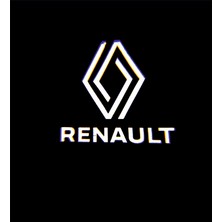 Sm Motors Renault Araçlar İçin Pilli Yapıştırmalı Kapı Altı Led Logo-Projektör