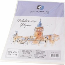 Alex Schoeller Sulu Boya Kağıdı 50X70 160GR 100 Lü ALX0221-2221