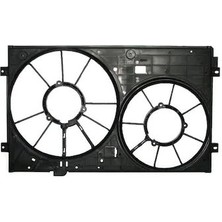 Volkswagen Touran 08/10 Radyatör ve Kli̇ma Fan Davlumbazı Boş Gövde (Çi̇ftli̇) (Twy)