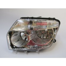 Dacia Duster 10/13 Far Lambası Sol Manuel (İç Aynası Ni̇kelajlı)(H1/h7) 5 Fi̇şli̇ (Ayfar)