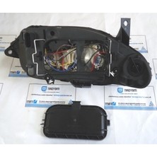 Fiat Albea 05/13 Far Lambası Sol Elektri̇kli̇/motorlu (İç Aynası Si̇yah/ni̇kelajlı)(8 Fi̇şli̇)(Fame