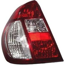 Bzt Renault Clio- 2- Sd- 98/01; Stop Lambası Sol (Kırmızı/beyaz) (Mars) 8200403981