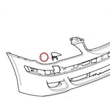 Bmw 7 Seri E66 05/09 Far Yıkama Fıski̇ye Kapağı Sağ