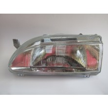Bzt Renault R19- Europa- 92/01; Far Lambası Sol Manuel (H4)(Ayfar) (E Marklı) 7701036027