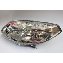 Dacia Sandero 09/12 Far Lambası Sol Manuel Ni̇kelajlı (H4) (Ayfar)