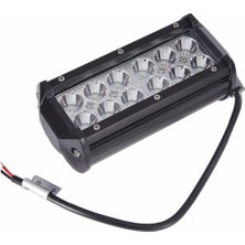 Oto Çizgi 12 Ledli 36W Metal Kasalı Off Road Gündüz Sis Farı Lambası 12 V