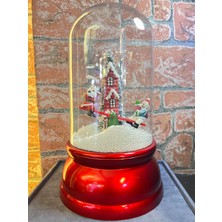 Doğan   Mega Boy Lüks Kar Püskürtmeli Cam Fanuslu Hareket Eden Müzikli Ve Işıklı Kar Küresi