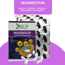 Nsup Mag Magnezyum Malat + Sitrat + Taurat + Bisglisinat 30 Tablet