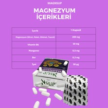 Nsup Mag Magnezyum Malat + Sitrat + Taurat + Bisglisinat 30 Tablet