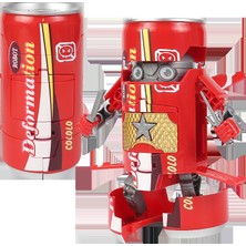 Lecakolma Dönüşümlü Soda Savaşçısı Şişe Içen Robot Modeli (Yurt Dışından)