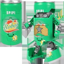 Lecakolma Dönüşümlü Soda Savaşçısı Şişe Içen Robot Modeli (Yurt Dışından)