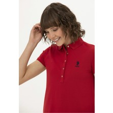 U.S. Polo Assn. Kadın Polo Yaka Örme Elbise