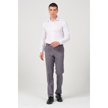 HYMAN Erkek Regular Fit Kumaş Pantolon Gri