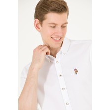 U.S. Polo Assn. Erkek Silimfit Spor Pamuklu Gömlek G081SZ004.000.1672341