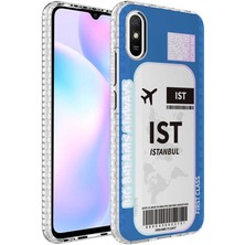 Cepte Aksesuar Xiaomi Redmi 9A Kılıf Airbag Kenarlı Renkli Desenli Silikon Elegans Kapak - No4