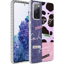 Cepte Aksesuar Samsung Galaxy S20 Fe Kılıf Airbag Kenarlı Renkli Desenli Silikon Elegans Kapak - No8