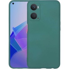 Cepte Aksesuar Oppo A96 4g Kılıf Zore Mara Lansman Kapak-Koyu Yeşil