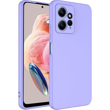 Cepte Aksesuar Xiaomi Redmi Note 12 4g Kılıf Zore Mara Lansman Kapak-Lila