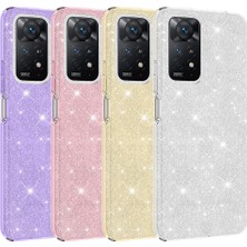 Cepte Aksesuar Xiaomi Redmi Note 11 Pro 5g Kılıf Zore Shining Silikon-Gold