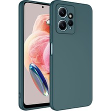 Cepte Aksesuar Xiaomi Redmi Note 12 4g Kılıf Zore Mara Lansman Kapak-Koyu Yeşil