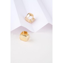 Watch of Royal Essence Gold Çelik Küpe