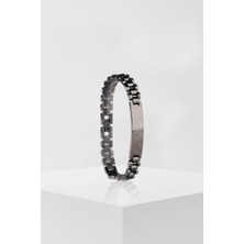 Watch of Royal ELROY SİYAH ÇELİK BİLEKLİK