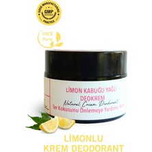 Limon Kabuğu Yağlı Krem Deodorant 40 ml %100 Doğal