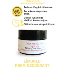 Limon Kabuğu Yağlı Krem Deodorant 40 ml %100 Doğal