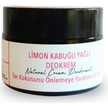 Limon Kabuğu Yağlı Krem Deodorant 40 ml %100 Doğal