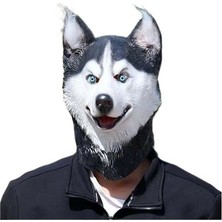 Zhaitui Sıcak Yeni Cadılar Bayramı Sibirya Husky Köpek Lateks Maske Köpek Kafası Maskeleri (Yurt Dışından)