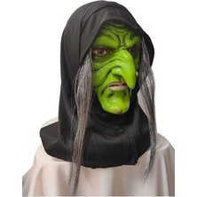 Zhaitui Cadılar Bayramı Korku Şapkalı Eski Cadı Maskesi Cosplay Korkunç Palyaço Hag Lateks Maske (Yurt Dışından)