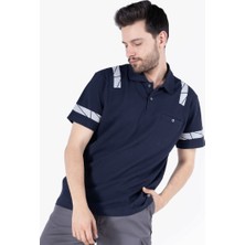 Yıldırımlar Polo Yaka Reflektörlü T-Shirt