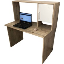 Monza Furniture Design Pc, Laptop ve Çalışma Masası Raflı