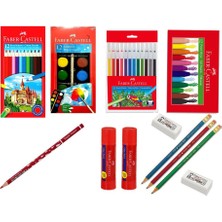 Faber-Castell Boya ve Kırtasiye Seti(Afm 5912) -Oniki Parçalı Set