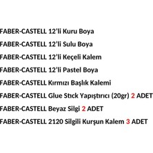 Faber-Castell Boya ve Kırtasiye Seti(Afm 5912) -Oniki Parçalı Set