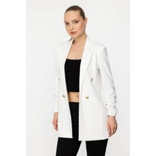 Ekol Büzgülü Kol Blazer Ceket