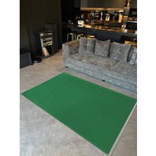 Rugs Modern Basic Koleksiyonu Beyaz Overlok ve Saçak Detaylı Açık Yeşil Dokuma Taban Dekoratif Halı BASIC63