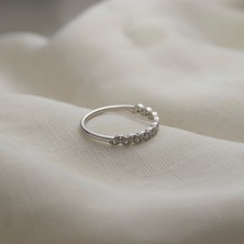 Giby Jewel Çoklu Göz 925 Ayar Minimal Gümüş Yüzük