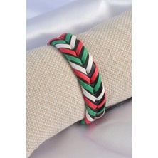 Kaufhier Karışık Renk Ipli Deri Erkek Bileklik